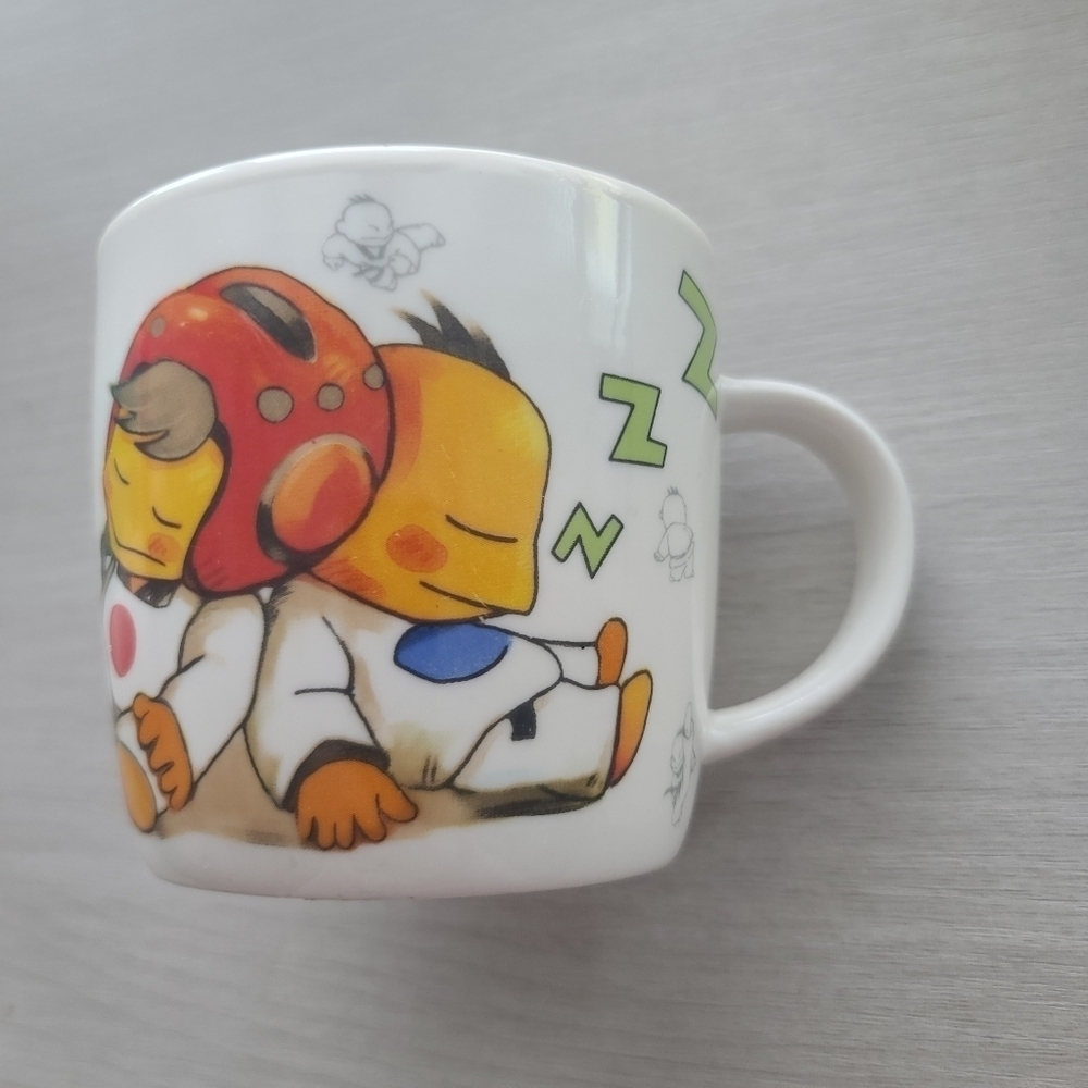 Mooto Taekwondo Mug Friendship Collectable Cute Funny White Small C Handle